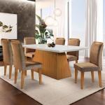 Mesa Luna com 6 cadeiras 