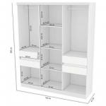 Guarda roupa 10 portas 1430 