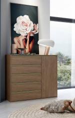 Cômoda 5 gavetas com 1 porta 