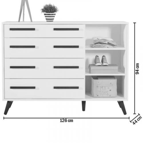 Cômoda Retro Qmovi Grande