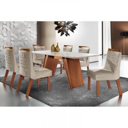 Mesa com 6 Cadeiras Atena