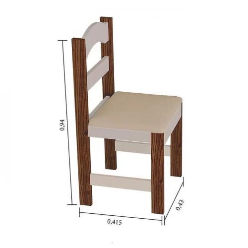 Mesa Praiana com quatro cadeiras 