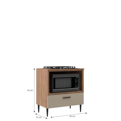 Balcão Cooktop Flora 