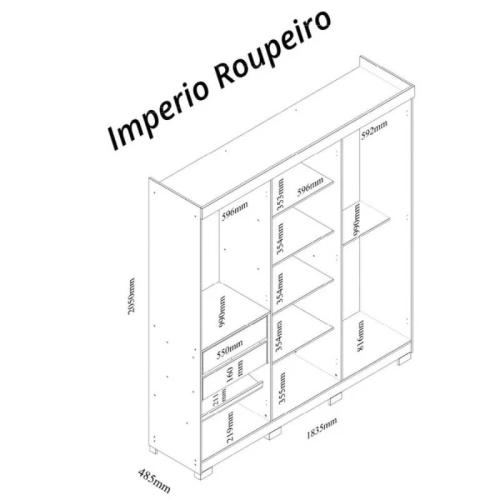 Guarda Roupa Império
